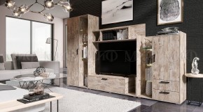 Модена Шкаф высокий (Дуб Юкон) в Ишиме - ishim.mebel24.online | фото 3