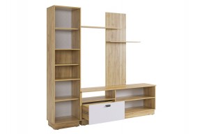 МОДИ К1 Гостиная (белое дерево) в Ишиме - ishim.mebel24.online | фото 7