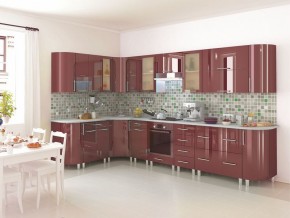 Модульная кухня Танго бордо в Ишиме - ishim.mebel24.online | фото 4
