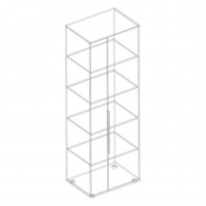 МОНИКА Шкаф 2-ств c полками в Ишиме - ishim.mebel24.online | фото 2