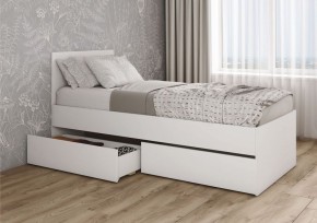 МОРИ КРМЯ 900.1/1 Кровать с нишей под ящики (настил) белый в Ишиме - ishim.mebel24.online | фото 2