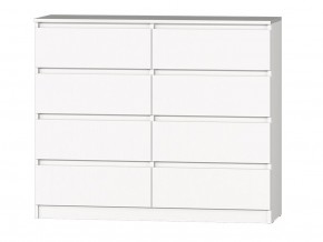 МС "Хилтон" Комод №3 1200 (8 ящ.) белый текстурный в Ишиме - ishim.mebel24.online | фото 2