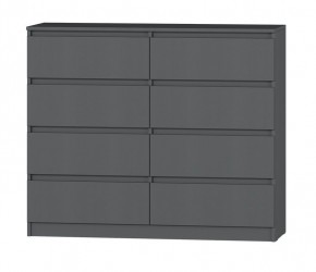 МС "Хилтон" Комод №3 1200 (8 ящ.) графит в Ишиме - ishim.mebel24.online | фото 2