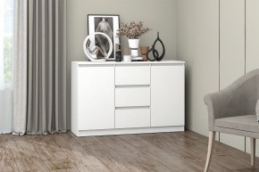 МС "Хилтон" Комод №4 1200 (белый текстурный) в Ишиме - ishim.mebel24.online | фото