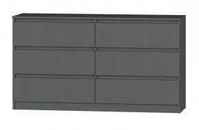 МС "Хилтон" Комод №5 1400 (6 ящ.) графит в Ишиме - ishim.mebel24.online | фото 2