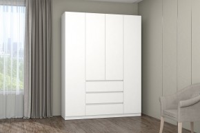 МС "Хилтон" Шкаф №1 1600 (Белый текстурный) в Ишиме - ishim.mebel24.online | фото