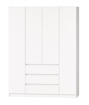 МС "Хилтон" Шкаф №1 1600 (Белый текстурный) в Ишиме - ishim.mebel24.online | фото 2