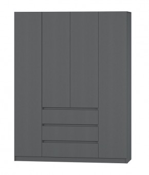 МС "Хилтон" Шкаф №1 1600 (Графит) в Ишиме - ishim.mebel24.online | фото 2