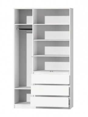 МС "Хилтон" Шкаф №2 1200 (Белый текстурный) в Ишиме - ishim.mebel24.online | фото 3