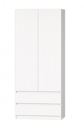 МС "Хилтон" Шкаф №3 900 (Белый текстурный) в Ишиме - ishim.mebel24.online | фото 2
