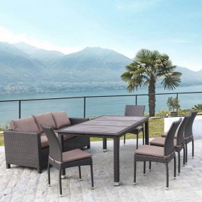 Набор уличный T347/S65A/Y380A-W53 Brown 8PCS в Ишиме - ishim.mebel24.online | фото 2