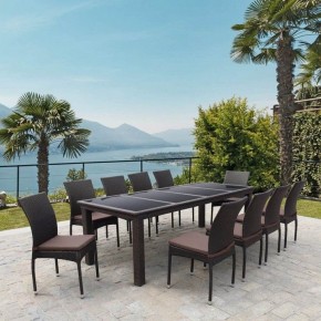 Набор уличный T438/Y380A-W53 Brown 10PCS в Ишиме - ishim.mebel24.online | фото 2