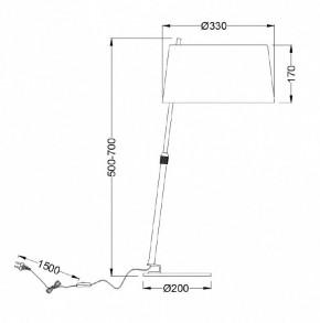 Настольная лампа декоративная Maytoni Bergamo MOD613TL-01B в Ишиме - ishim.mebel24.online | фото 9