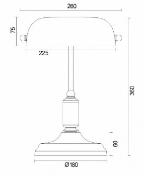 Настольная лампа офисная Maytoni Kiwi Z153-TL-01-BS в Ишиме - ishim.mebel24.online | фото 2