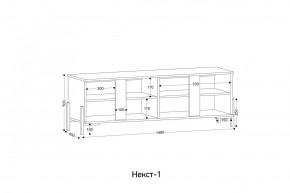 НЕКСТ - 1 Тумба ТВ в Ишиме - ishim.mebel24.online | фото 2