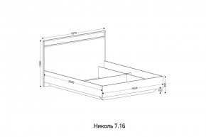 НИКОЛЬ Спальный гарнитур (модульный) в Ишиме - ishim.mebel24.online | фото 6