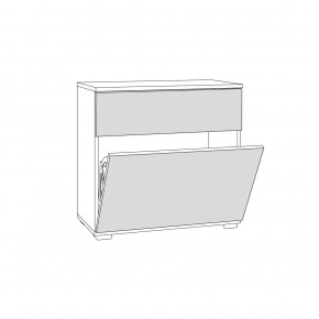 ОКТАВА Прихожая (модульная) белый в Ишиме - ishim.mebel24.online | фото 4