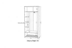 ОЛЬГА-ЛОФТ 10.1 Шкаф-купе без зеркала в Ишиме - ishim.mebel24.online | фото 2