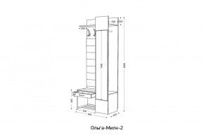 ОЛЬГА-МИЛК 2 Прихожая в Ишиме - ishim.mebel24.online | фото 2