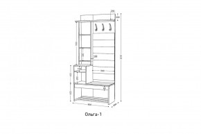 ОЛЬГА Прихожая (модульная) в Ишиме - ishim.mebel24.online | фото 3