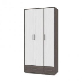 ОЛИВИЯ О32 Шкаф 3-х дверный (анкор темный/анкор светлый) в Ишиме - ishim.mebel24.online | фото
