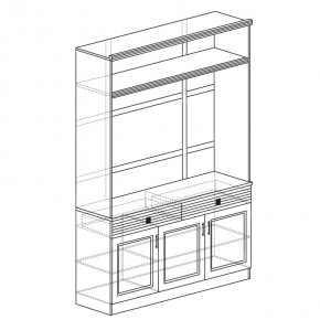 ОРЛЕАН Гостиная (модульная) ясень темный в Ишиме - ishim.mebel24.online | фото 5