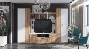 ПАЛЕРМО Гостиная (Дуб вотан/Белый) в Ишиме - ishim.mebel24.online | фото 1