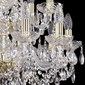 Подвесная люстра Bohemia Ivele Crystal 1402 1402/10+5/195/2d/G в Ишиме - ishim.mebel24.online | фото 2