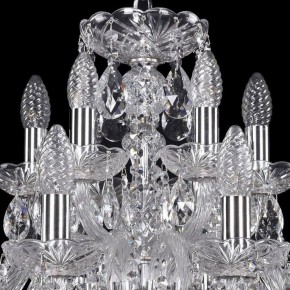 Подвесная люстра Bohemia Ivele Crystal 1402 1402/12+6/240/Ni в Ишиме - ishim.mebel24.online | фото 4