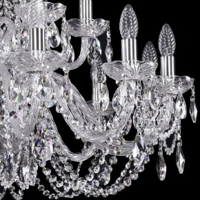 Подвесная люстра Bohemia Ivele Crystal 1402 1402/12+6/300/2d/Ni в Ишиме - ishim.mebel24.online | фото 2