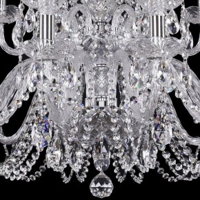 Подвесная люстра Bohemia Ivele Crystal 1402 1402/12+6/300/2d/Ni в Ишиме - ishim.mebel24.online | фото 3