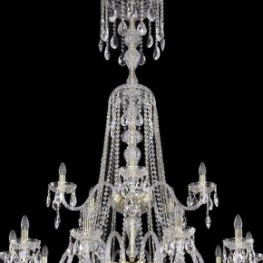 Подвесная люстра Bohemia Ivele Crystal 1402 1402/20+10+5/530/XL-206/3d/G в Ишиме - ishim.mebel24.online | фото 3