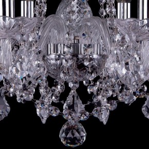 Подвесная люстра Bohemia Ivele Crystal 1402 1402/6/160/Ni/Leafs в Ишиме - ishim.mebel24.online | фото 3