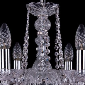 Подвесная люстра Bohemia Ivele Crystal 1402 1402/6/160/Ni/Leafs в Ишиме - ishim.mebel24.online | фото 4