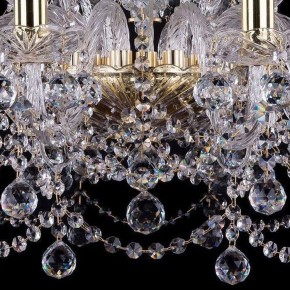 Подвесная люстра Bohemia Ivele Crystal 1411 1411/10+5/240/G/Balls в Ишиме - ishim.mebel24.online | фото 3