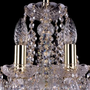 Подвесная люстра Bohemia Ivele Crystal 1413 1413/10/165/G/Leafs в Ишиме - ishim.mebel24.online | фото 4