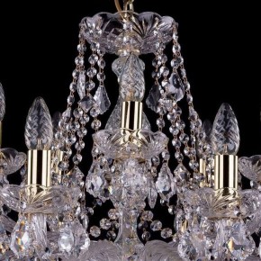 Подвесная люстра Bohemia Ivele Crystal 1413 1413/10+5/300/G/Leafs в Ишиме - ishim.mebel24.online | фото 4