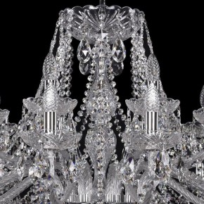 Подвесная люстра Bohemia Ivele Crystal 1413 1413/16+8/400/Ni в Ишиме - ishim.mebel24.online | фото 4