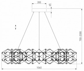 Подвесная люстра Eurosvet Uma 90369/15 медь в Ишиме - ishim.mebel24.online | фото 4