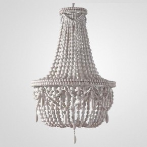 Подвесная люстра Imperiumloft Rh Anselme White Wood Large Chandelier 40.1934-0 в Ишиме - ishim.mebel24.online | фото