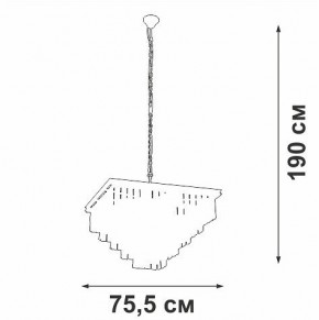 Подвесная люстра Vitaluce V5818 V5818-8/13 в Ишиме - ishim.mebel24.online | фото 5