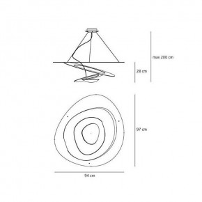 Подвесной светильник Artemide  1239010A в Ишиме - ishim.mebel24.online | фото 5