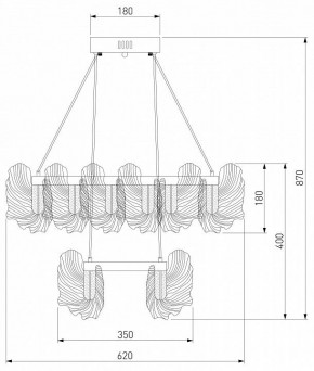 Подвесной светильник Bogate-s Farfalla 90374/2 в Ишиме - ishim.mebel24.online | фото 5