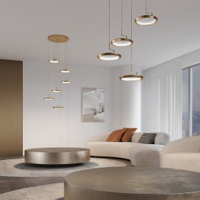 Подвесной светильник Eurosvet Crespella 90034/6 золото в Ишиме - ishim.mebel24.online | фото 4