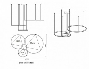 Подвесной светильник Kink Light Тор 08223,33P(3000K) в Ишиме - ishim.mebel24.online | фото 3