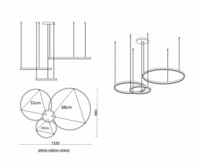 Подвесной светильник Kink Light Тор 08223,36PA(3000K) в Ишиме - ishim.mebel24.online | фото 2