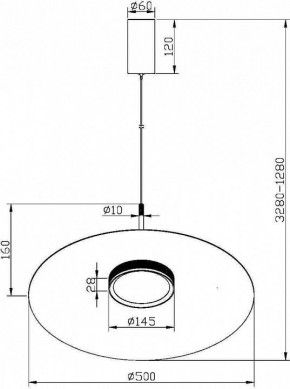 Подвесной светильник Maytoni Halo MOD041PL-L15W3K1 в Ишиме - ishim.mebel24.online | фото 4