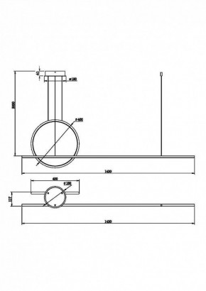 Подвесной светильник Maytoni Halo MOD247PL-L49BSK в Ишиме - ishim.mebel24.online | фото 3