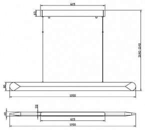 Подвесной светильник Maytoni Motion MOD276PL-L40W3K в Ишиме - ishim.mebel24.online | фото 4