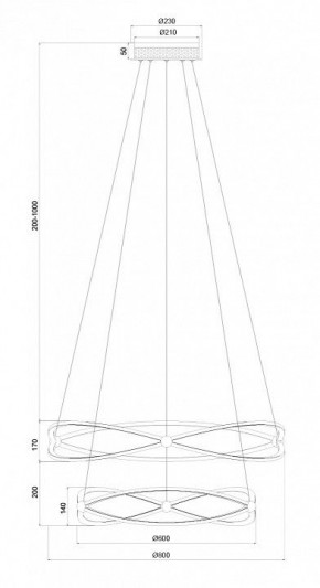 Подвесной светильник Maytoni Weave MOD062PL-L103CH3K в Ишиме - ishim.mebel24.online | фото 9